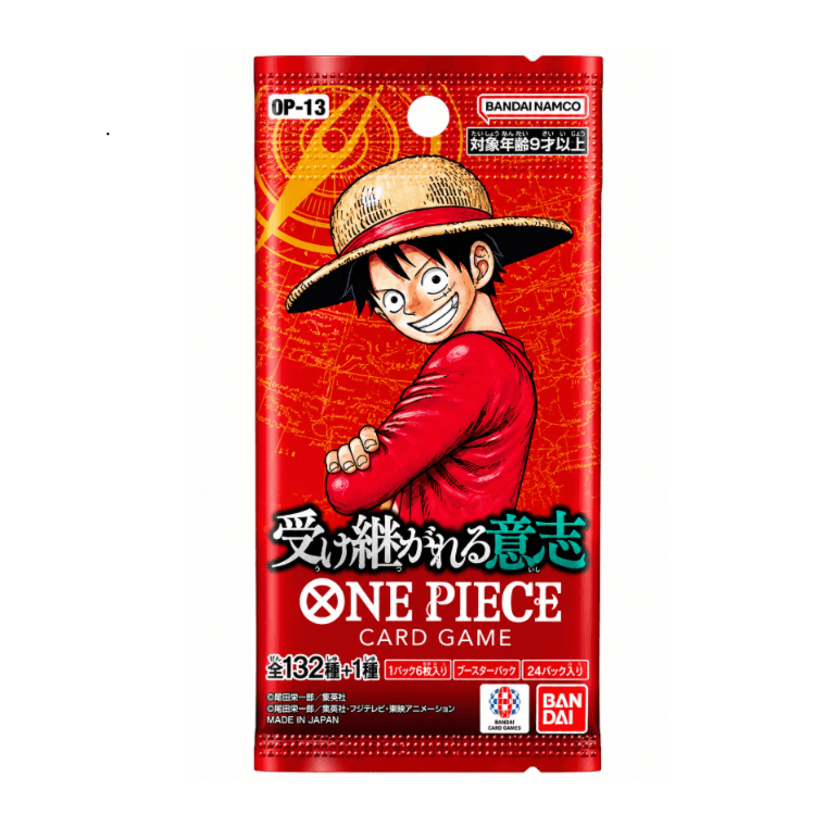 Original Bandai ONE PIECE CARD GAME Booster Pack Inherited Will [OP-13]